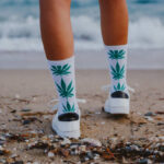 Socks Crew Maple New Leaf Cotton Plant Short Weed Cannabis Life